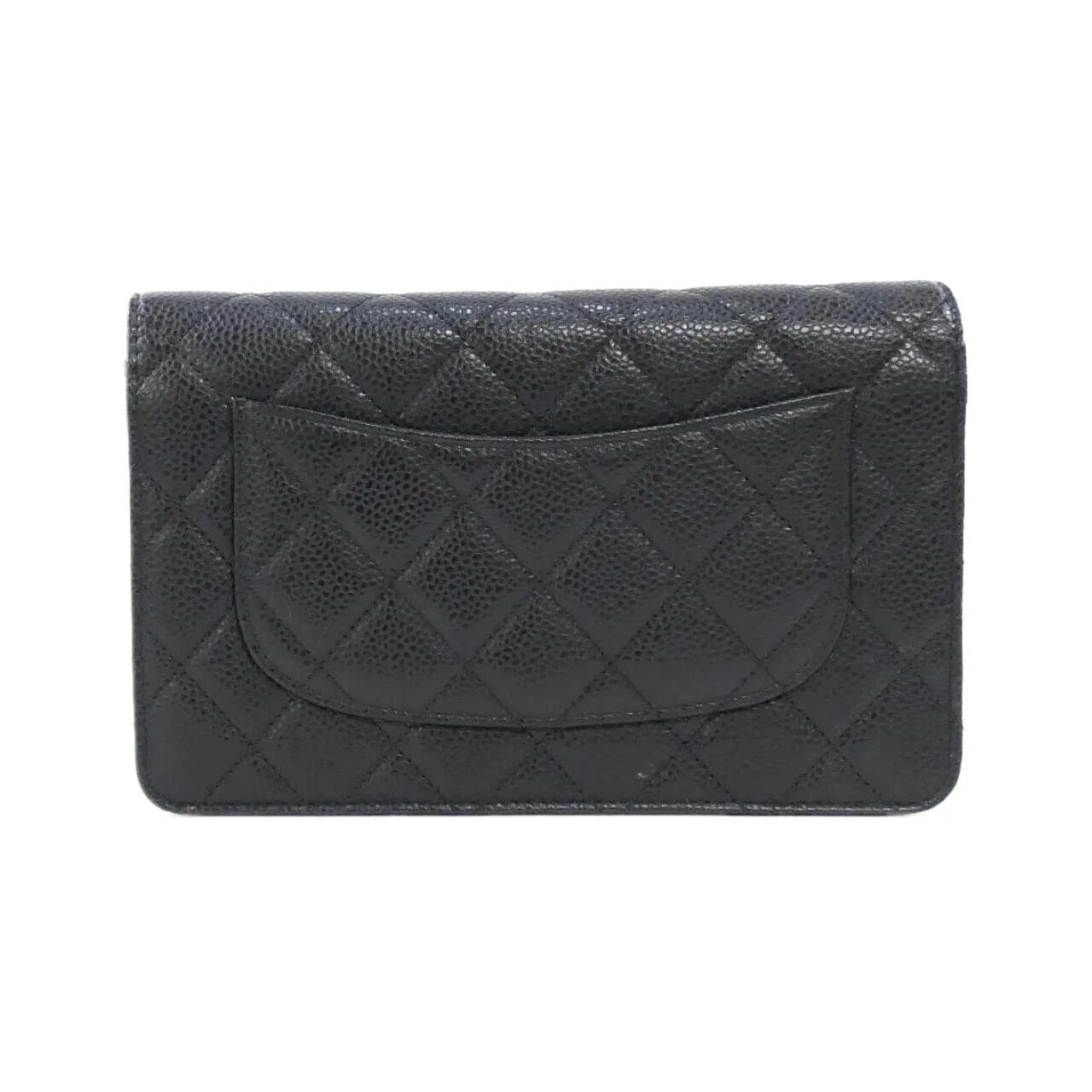 CHANEL Timeless Classic 33814 Wallet Grained Calfskin Black Grained Calfskin Rank A - Thumbnail 2