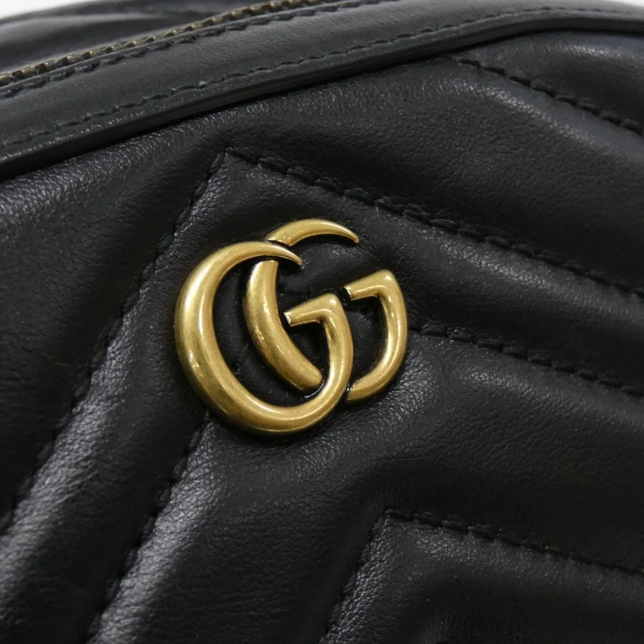 GUCCI 523405 DTDQT Backpack Leather Black Leather - Thumbnail 5