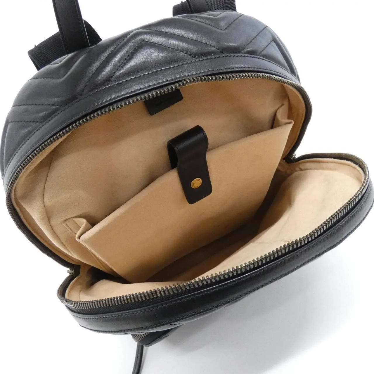 GUCCI 523405 DTDQT Backpack Leather Black Leather - Thumbnail 7