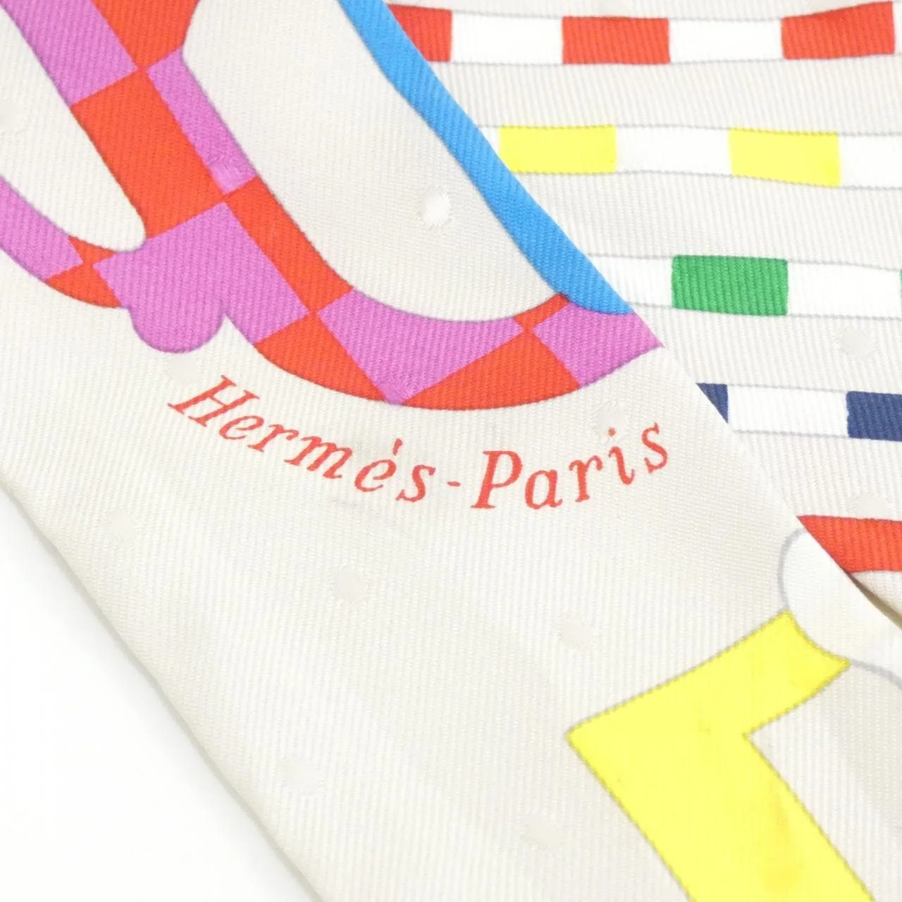 HERMES 063351S Scarf Rouge Rank A - Thumbnail 3