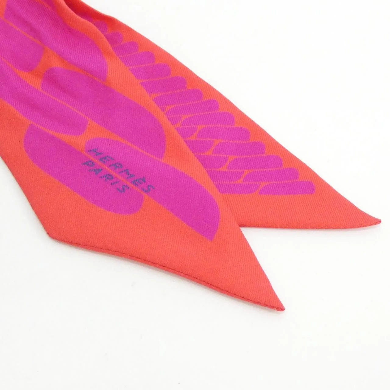 HERMES 062917S Scarf 黑色 中古品A - 縮圖 2