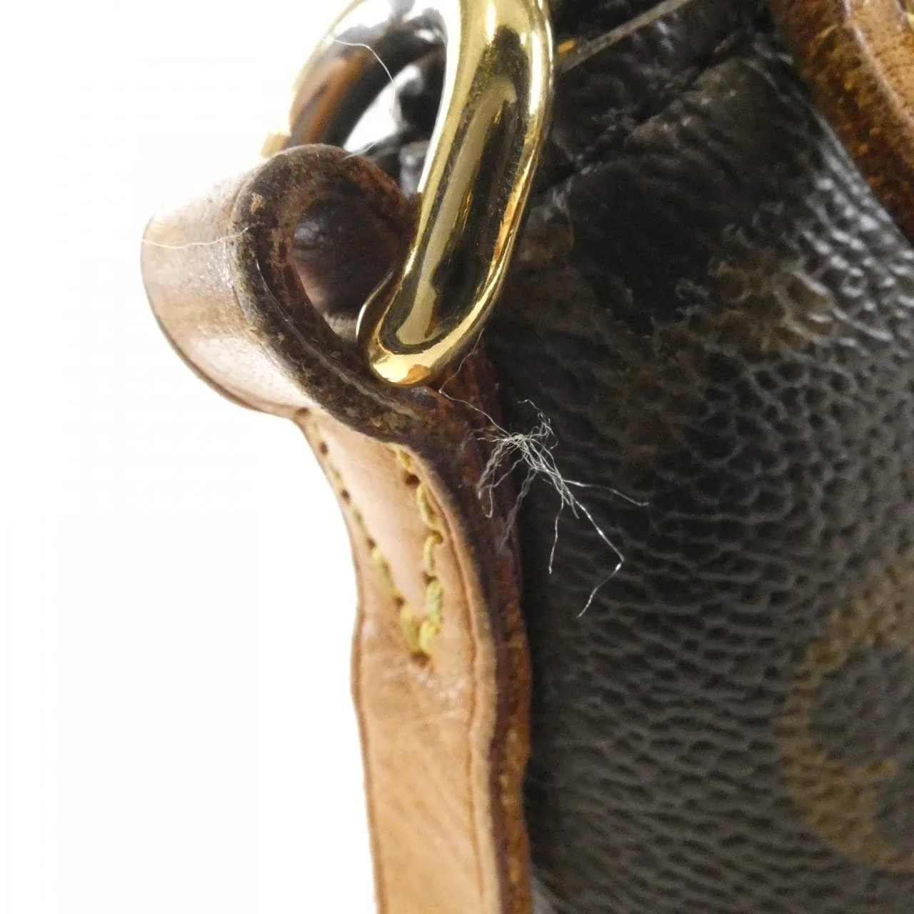 LOUIS VUITTON M48813 Handbag Monogram 黑色 Monogram 中古品B - 縮圖 7