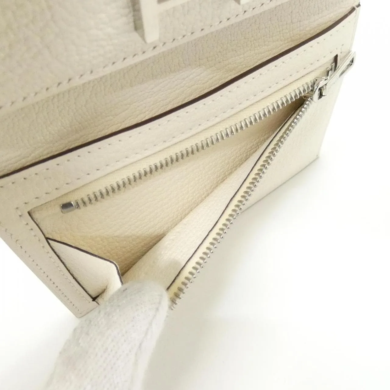 HERMES 082876CK Wallet Leather Black Leather Rank A - Thumbnail 7