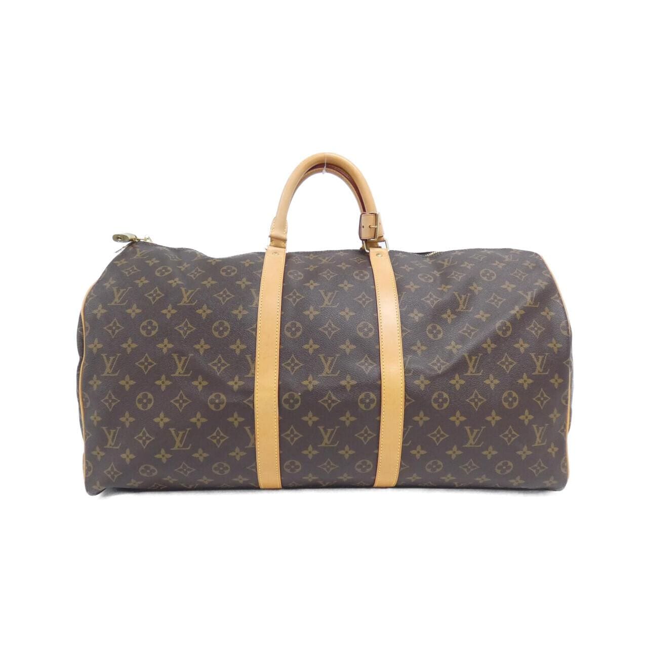 LOUIS VUITTON Keepall M41424 Boston Monogram Black