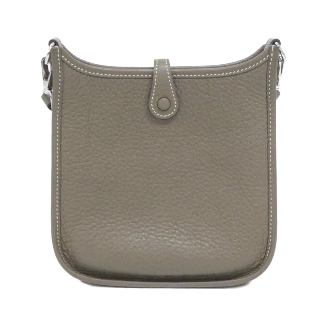 HERMES Evelyne 085945CK Shoulder Clemence Etoupe Clemence 皮 中古品A - 縮圖 2