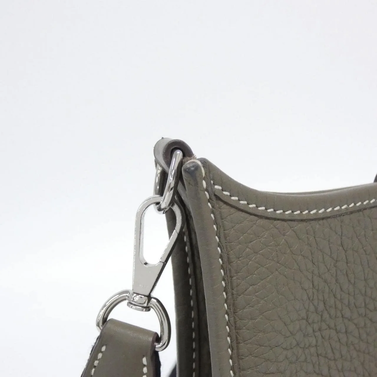 HERMES Evelyne 085945CK Shoulder Clemence Etoupe Clemence 皮 中古品A - 縮圖 4