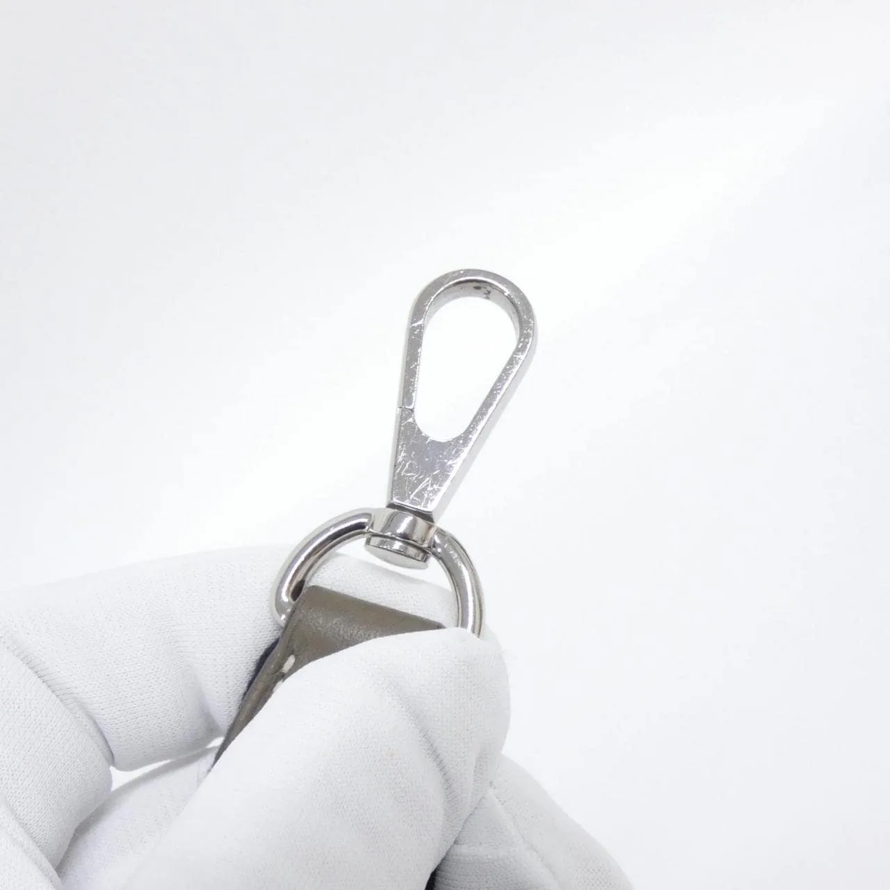 HERMES Evelyne 085945CK Shoulder Clemence Etoupe Clemence 皮 中古品A - 縮圖 5