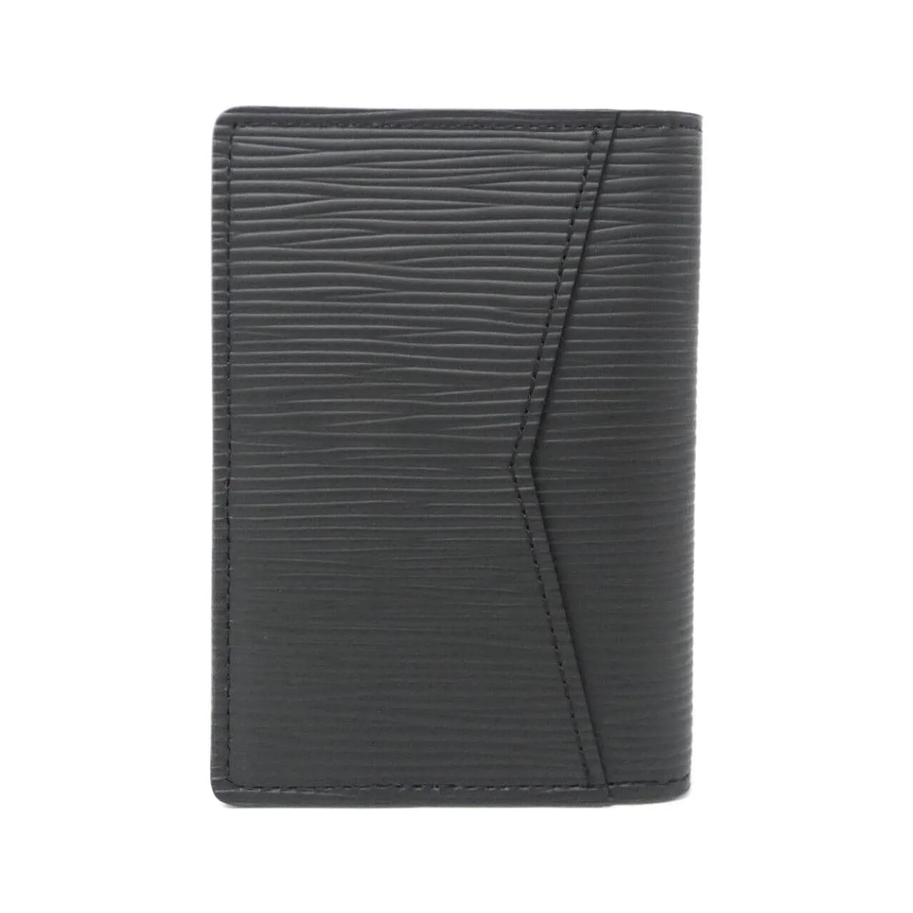 LOUIS VUITTON M60642 Card Case Epi 黑色 Epi 中古品A - 縮圖 2