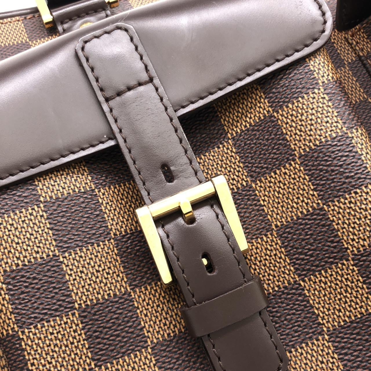 LOUIS VUITTON N51120 Handbag Damier 黑色 Damier 中古品A - 縮圖 5
