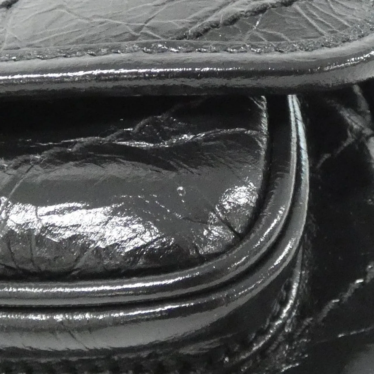 SAINT LAURENT 846087 0EN07 Shoulder Leather Black Leather Rank A - Thumbnail 5