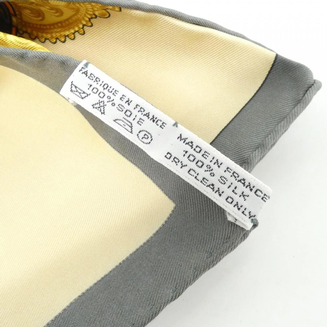 HERMES Scarf 黑色 中古品A - 縮圖 6