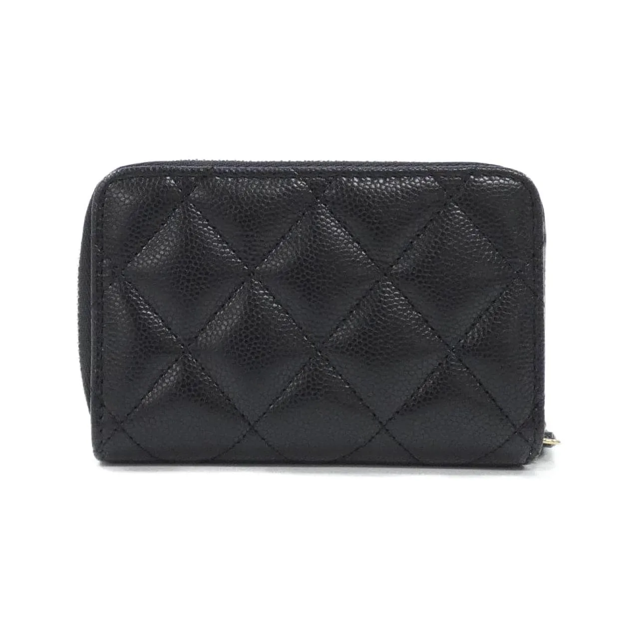 CHANEL AP5078 Coin Case Grained Calfskin Black Grained Calfskin Unused - Thumbnail 2