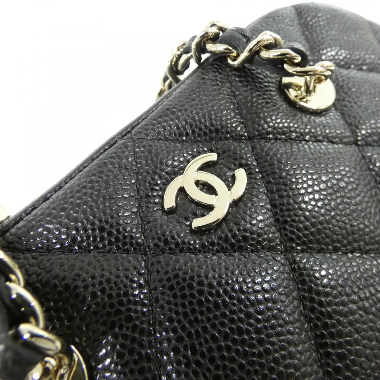CHANEL AP5092 Wallet Grained Calfskin Black Grained Calfskin Rank A - Thumbnail 4
