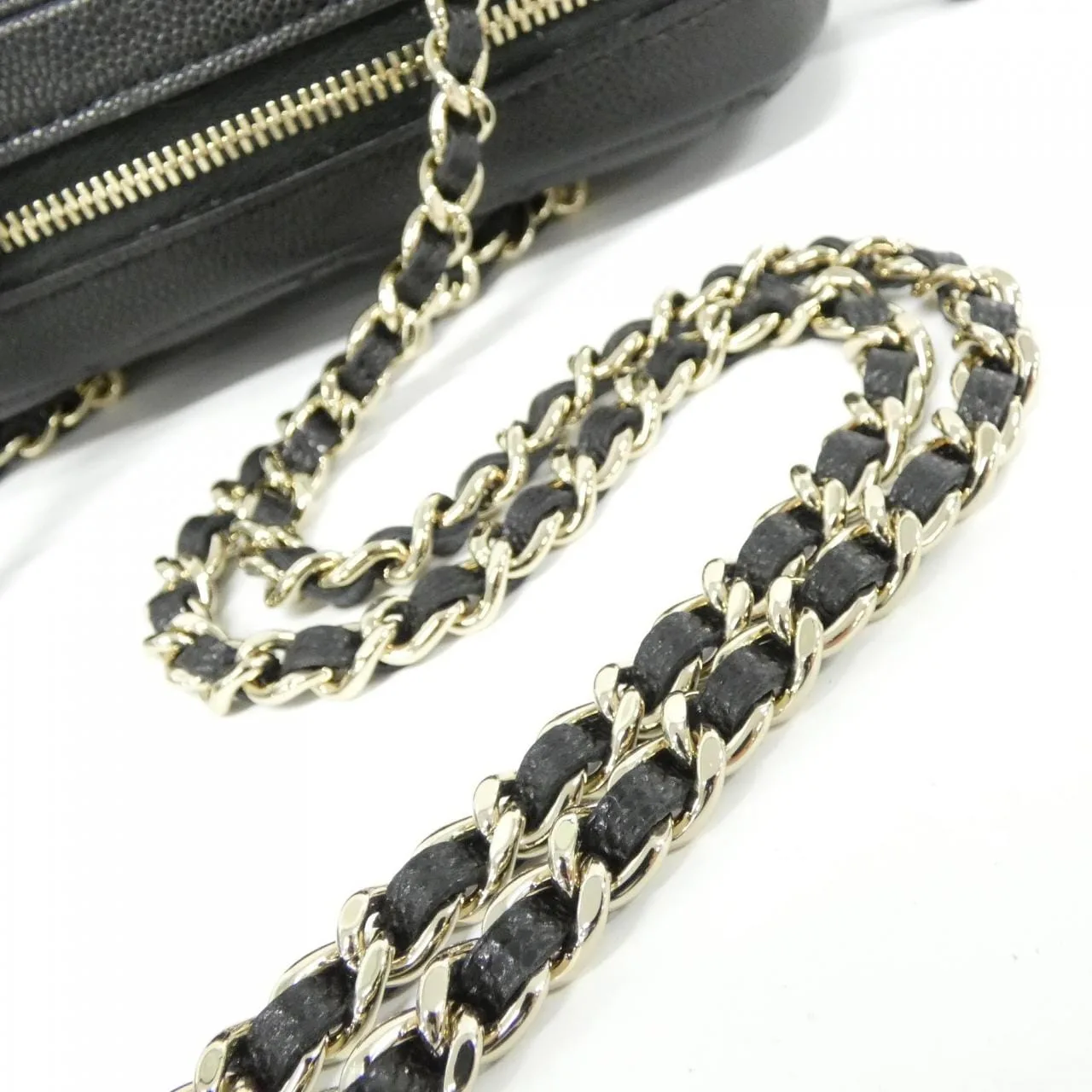 CHANEL AP5092 Wallet Grained Calfskin Black Grained Calfskin Rank A - Thumbnail 6