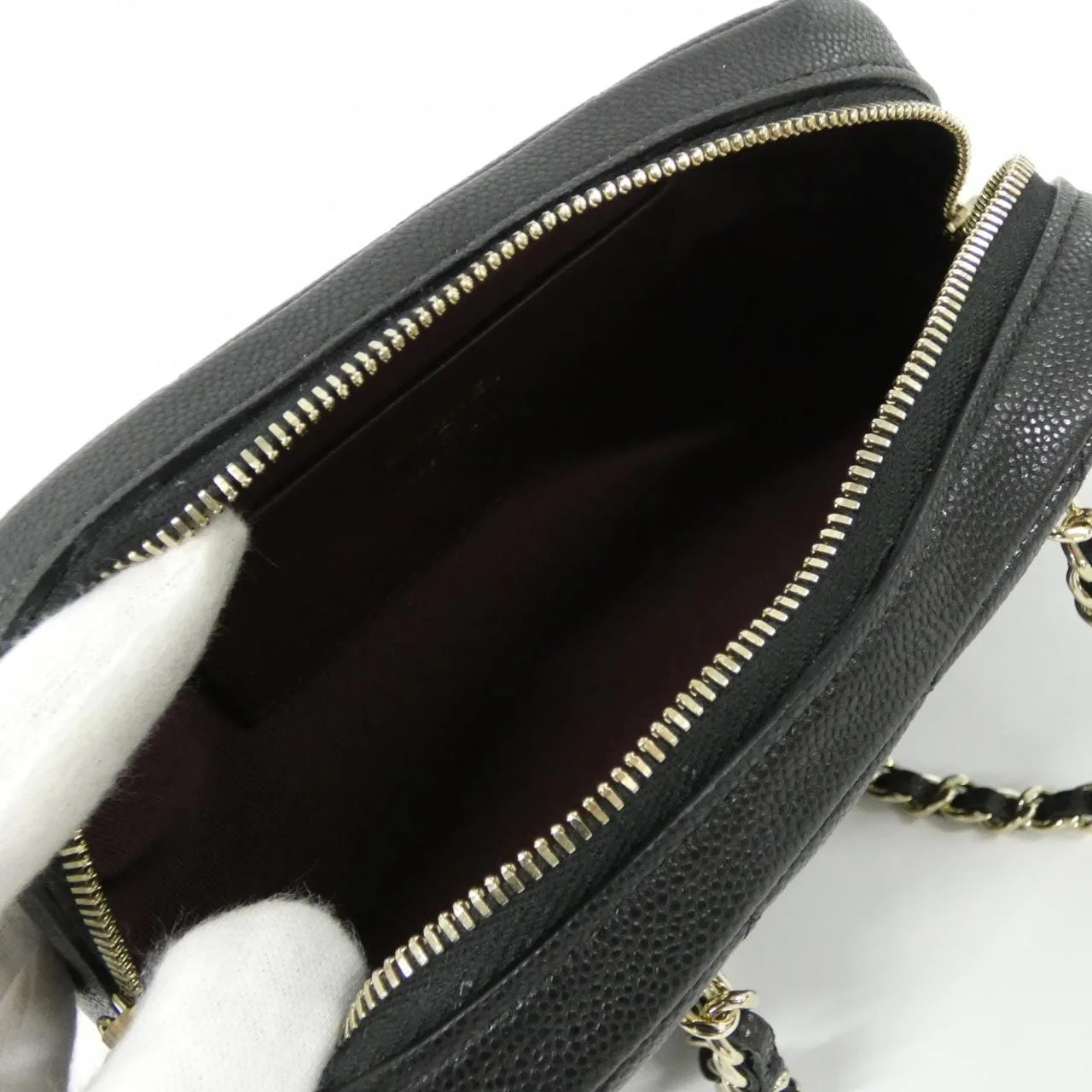 CHANEL AP5092 Wallet Grained Calfskin Black Grained Calfskin Rank A - Thumbnail 7