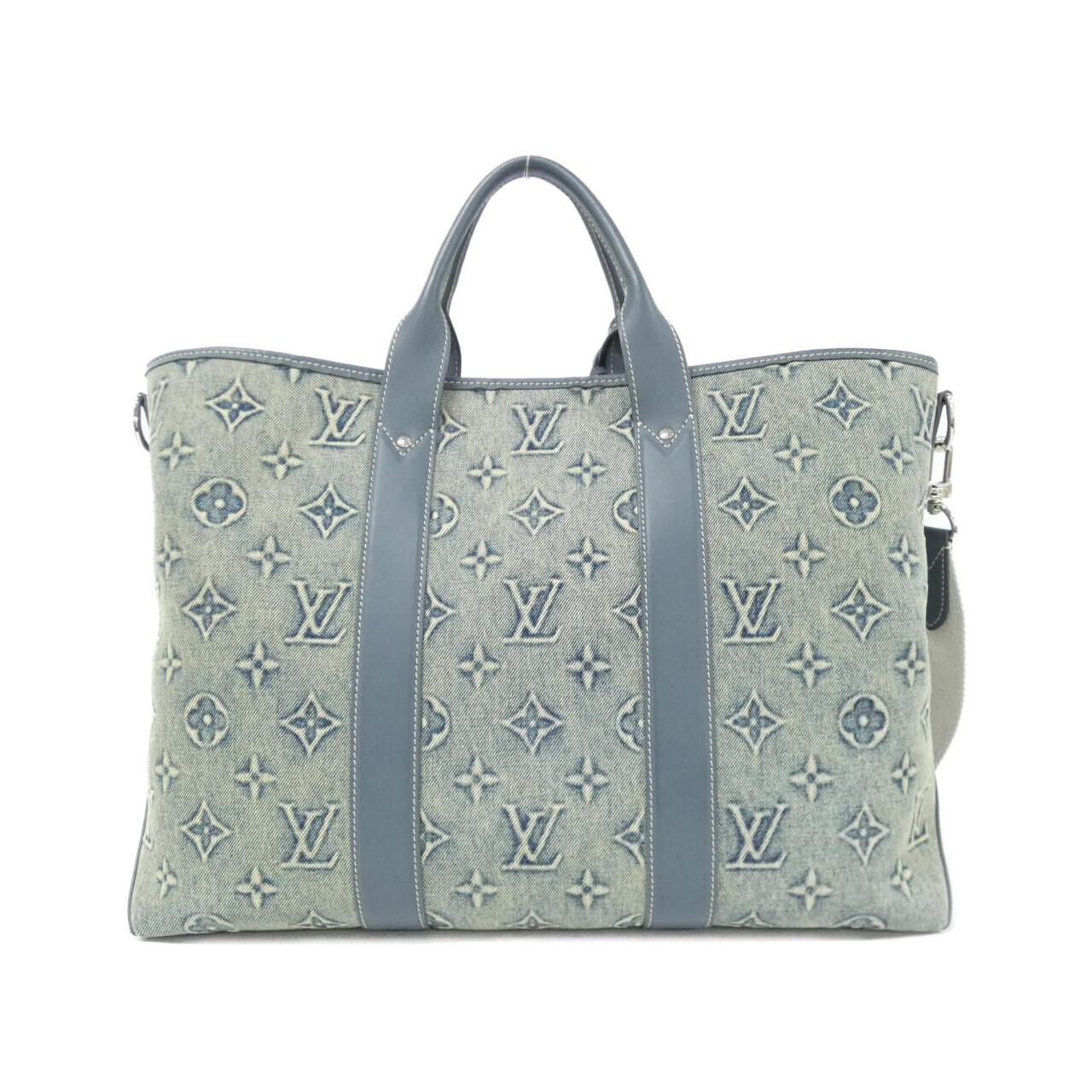 LOUIS VUITTON M22537 Tote Monogram 藍色 Monogram 中古品A - 縮圖 2