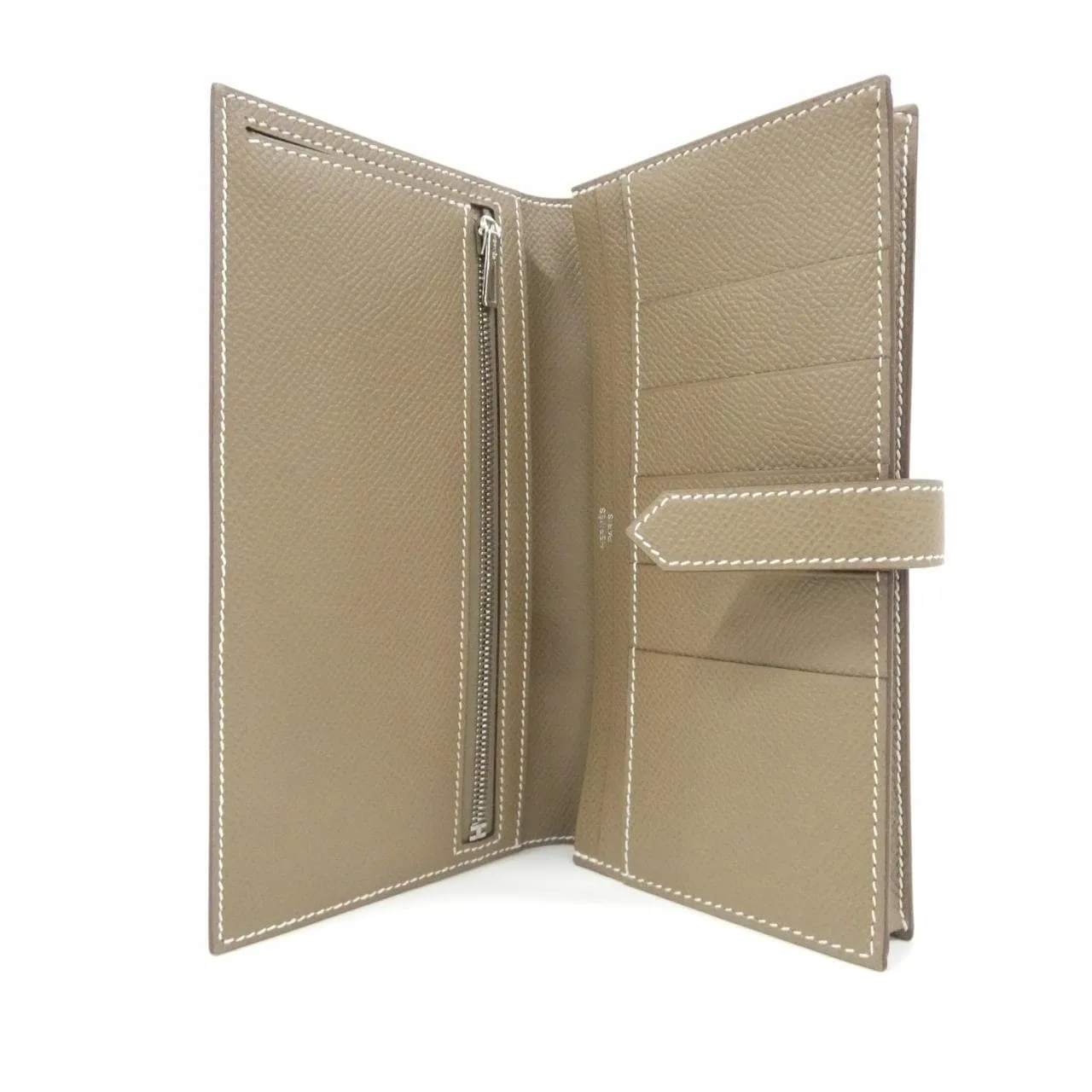 HERMES 039785CK Wallet Epsom Etoupe Epsom 皮 中古品A - 縮圖 3