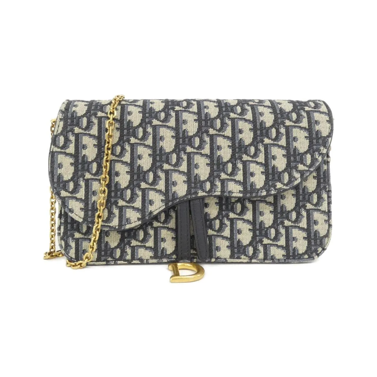 DIOR Saddle S5907CTZQ Wallet Canvas