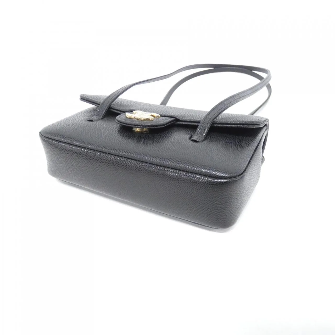 CHANEL AP5068 Shoulder Grained Calfskin 黑色 荔枝紋牛皮 未使用品 - 縮圖 3