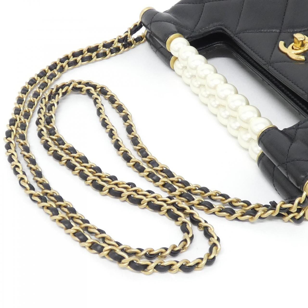 CHANEL AS5413 Handbag Lambskin Black Lambskin - Thumbnail 5