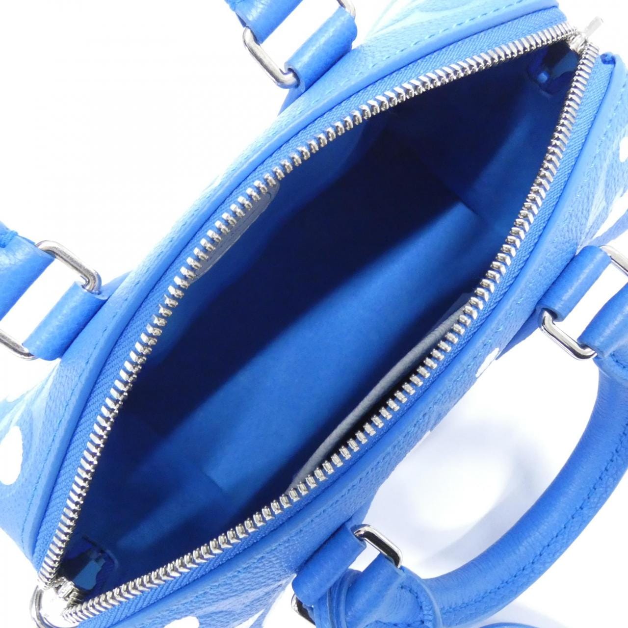 LOUIS VUITTON Speedy M46425 Shoulder Monogram 藍色 Monogram 中古品A - 縮圖 8