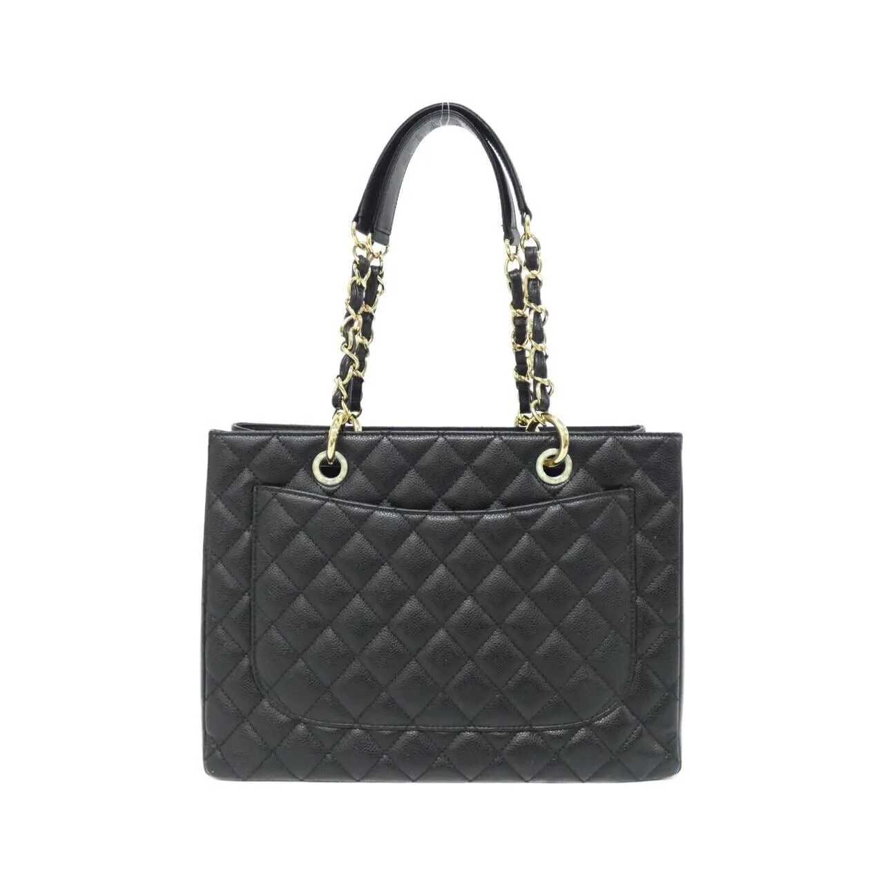 CHANEL 50995 Shoulder Grained Calfskin 黑色 荔枝紋牛皮 中古品A - 縮圖 2