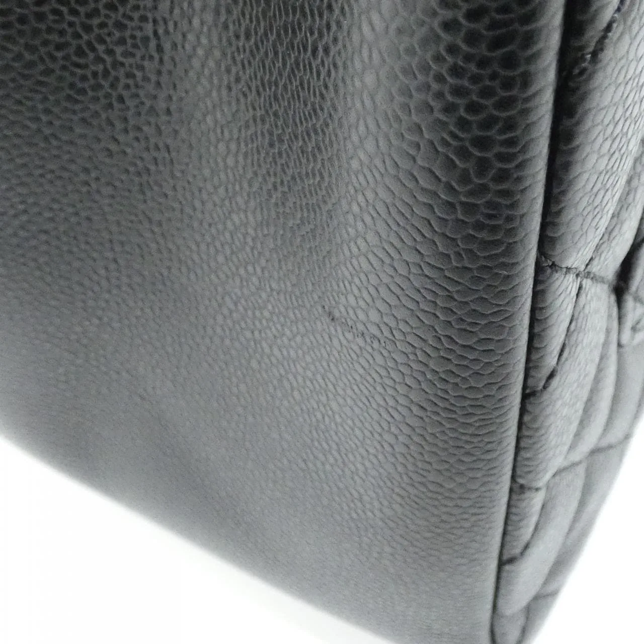 CHANEL 50995 Shoulder Grained Calfskin 黑色 荔枝紋牛皮 中古品A - 縮圖 5