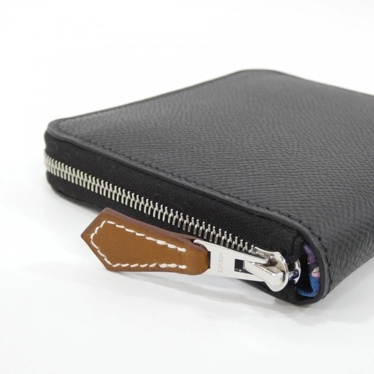 HERMES 084266CK Wallet Epsom 黑色 Epsom 皮 未使用品 - 縮圖 3