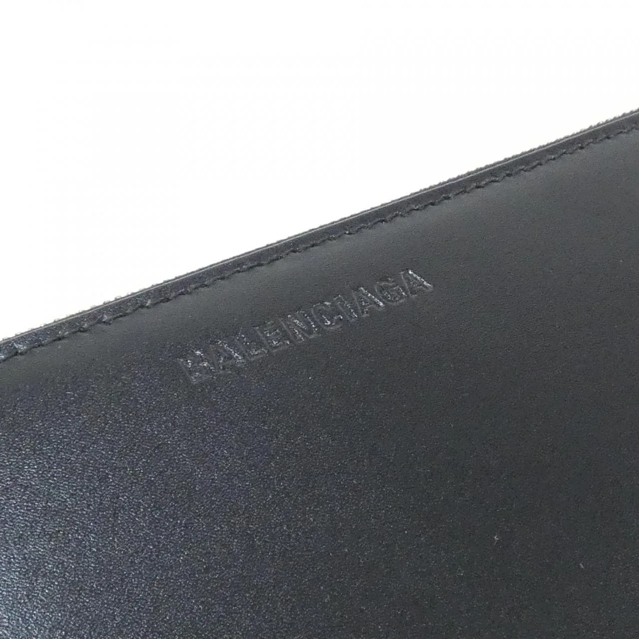 BALENCIAGA 664041 23V4Y Wallet Leather Black Leather Rank A - Thumbnail 5
