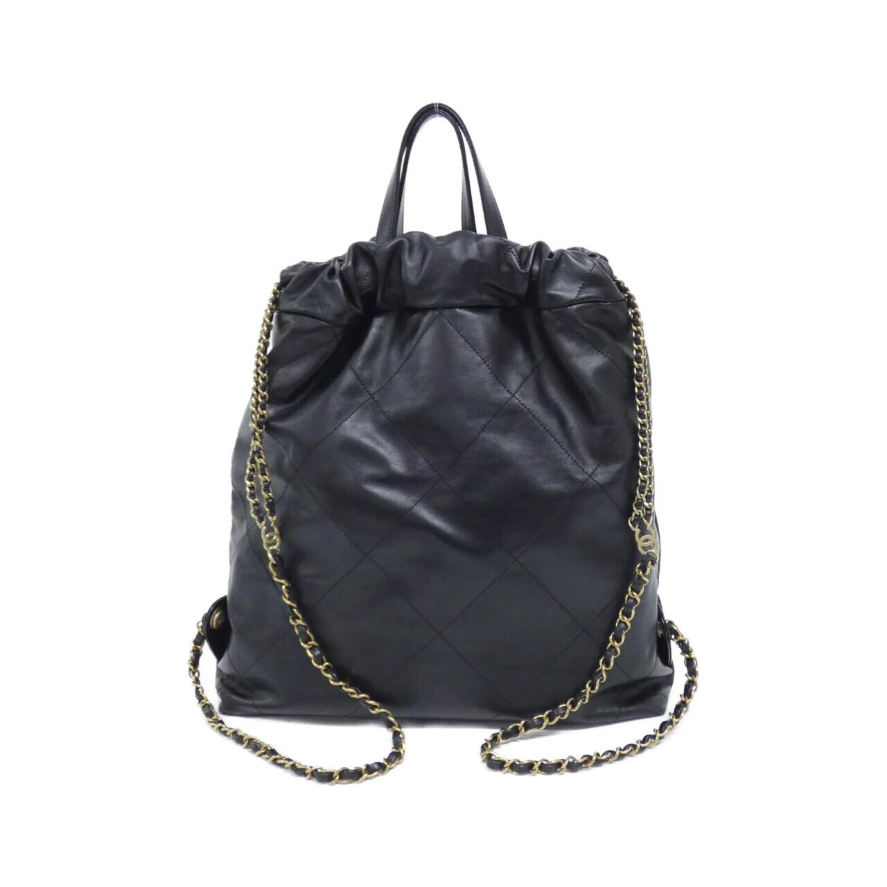 CHANEL Chanel 22 AS3313 Backpack Black Rank A - Thumbnail 2