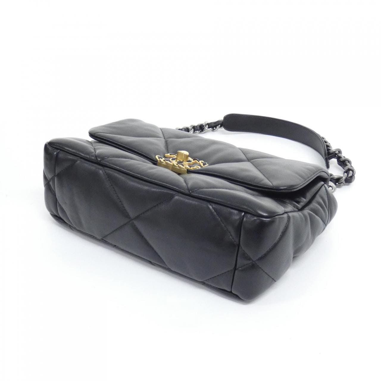 CHANEL Chanel 19 AS1160 Shoulder Bag Lambskin Black Lambskin - Thumbnail 3
