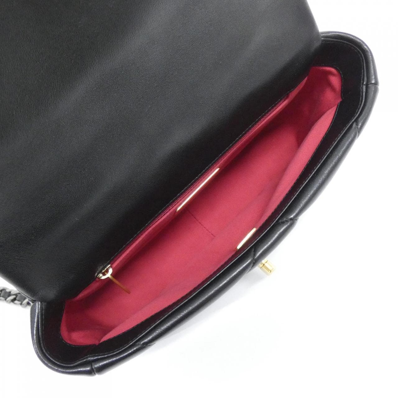 CHANEL Chanel 19 AS1160 Shoulder Bag Lambskin Black Lambskin - Thumbnail 6