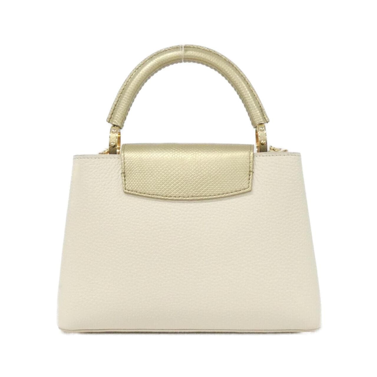 LOUIS VUITTON Capucines M23702 Bag 金色 中古品A - 縮圖 2