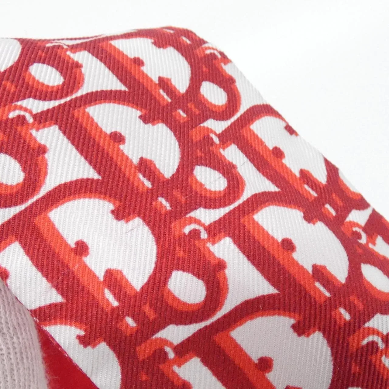 DIOR 15DOB106I600 Scarf 紅色 中古品A - 縮圖 7