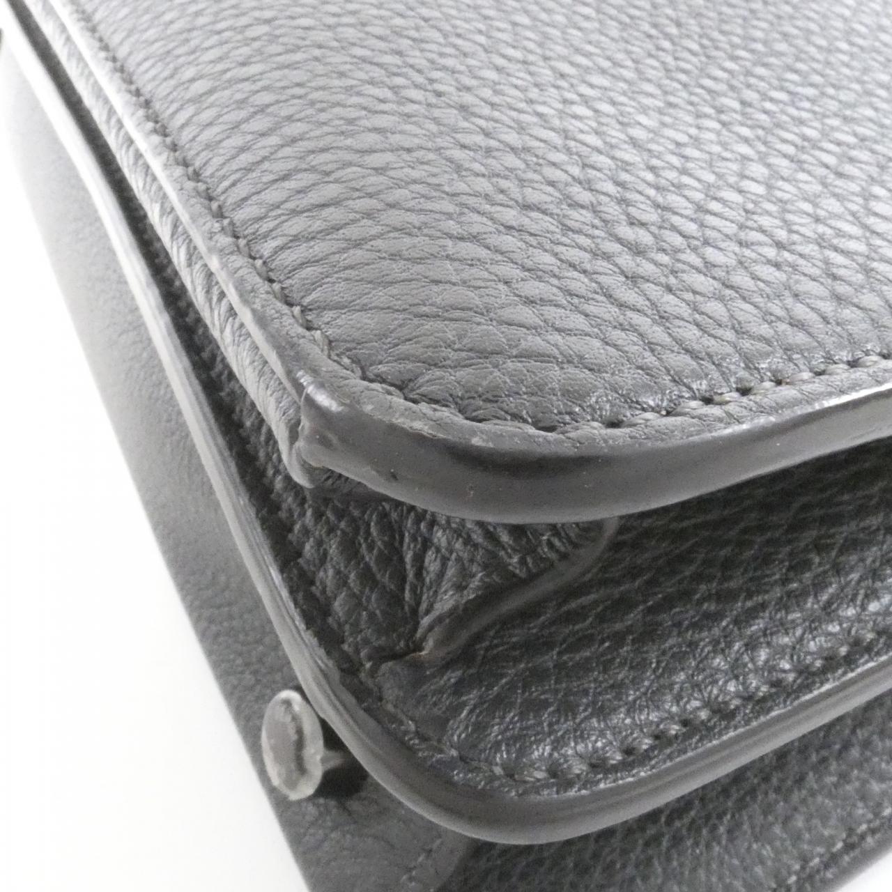 FENDI Peekaboo 7VA529 AFC3 Bag 黑色 中古品B - 縮圖 3