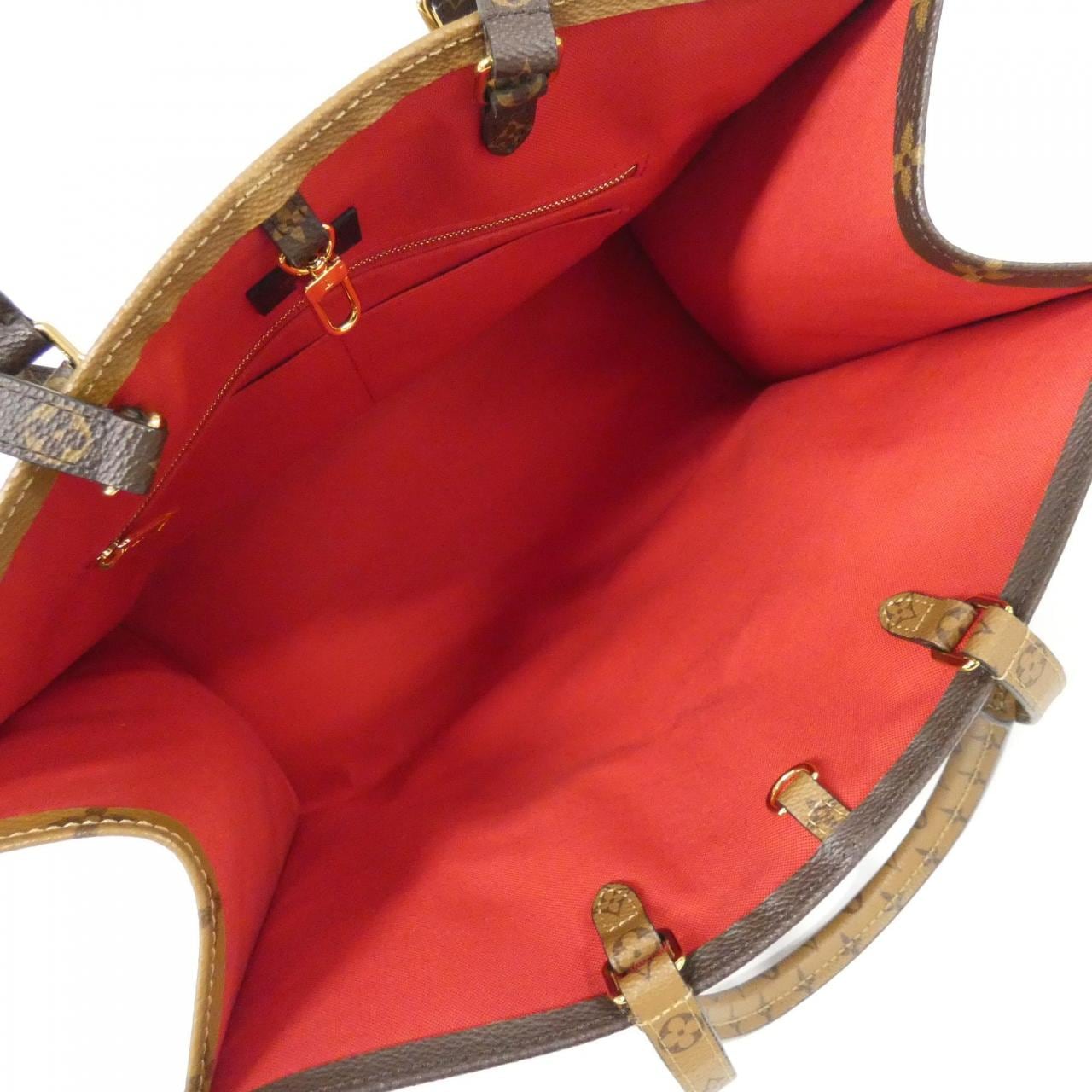 LOUIS VUITTON OnTheGo M44576 Bag Monogram Black Monogram Rank A - Thumbnail 7