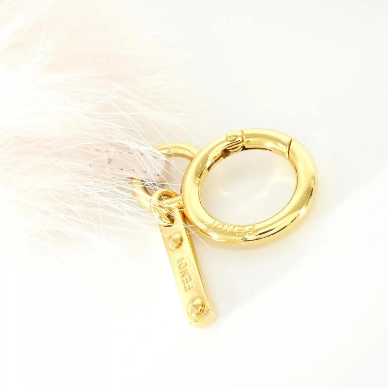 FENDI 7AR688 A4CQ Key Case Lambskin Black Lambskin Rank A - Thumbnail 4