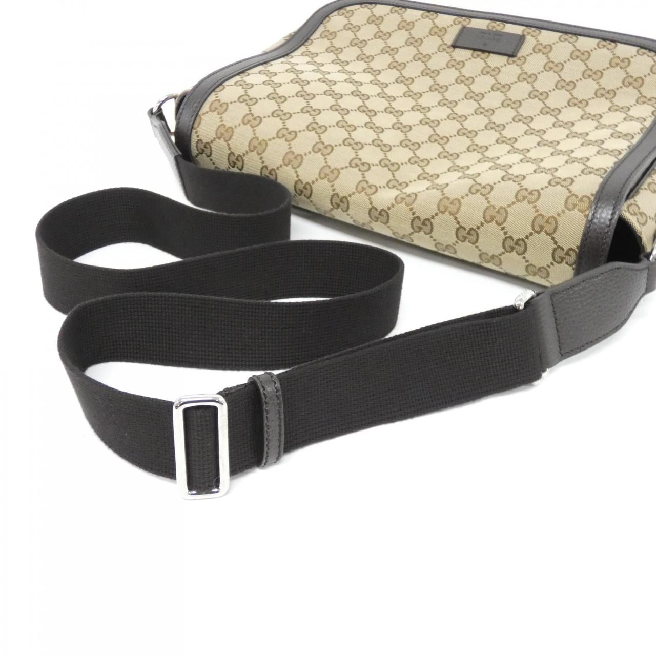 GUCCI GG Supreme 449171 KY9KN Shoulder Bag Canvas Black Canvas - Thumbnail 7