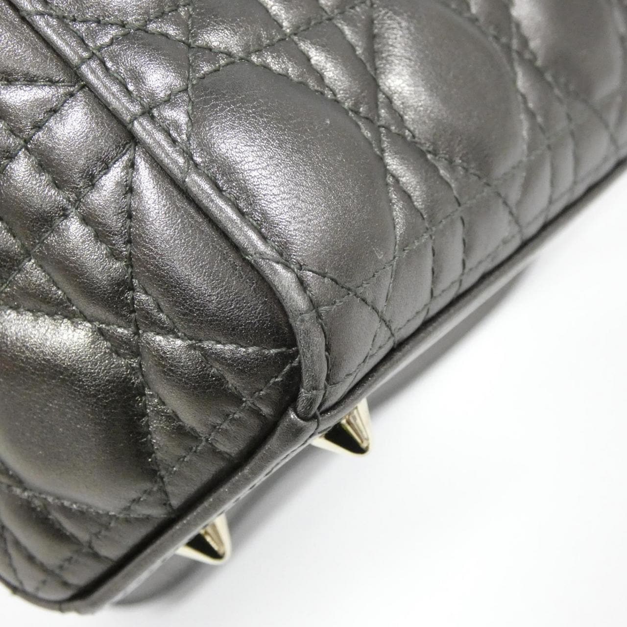 DIOR Lady Dior M0538OWEC Bag 黑色 中古品A - 縮圖 4