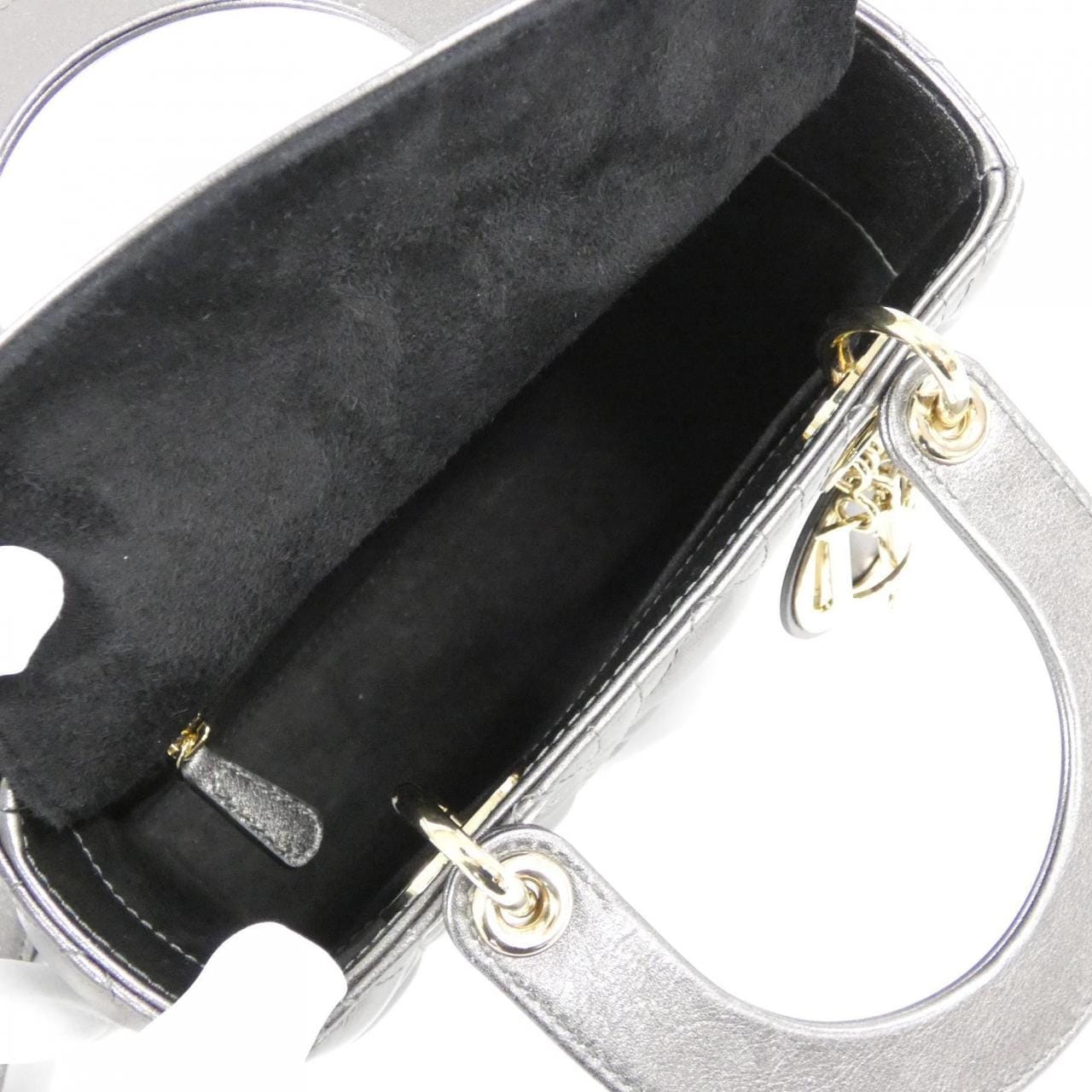 DIOR Lady Dior M0538OWEC Bag 黑色 中古品A - 縮圖 9