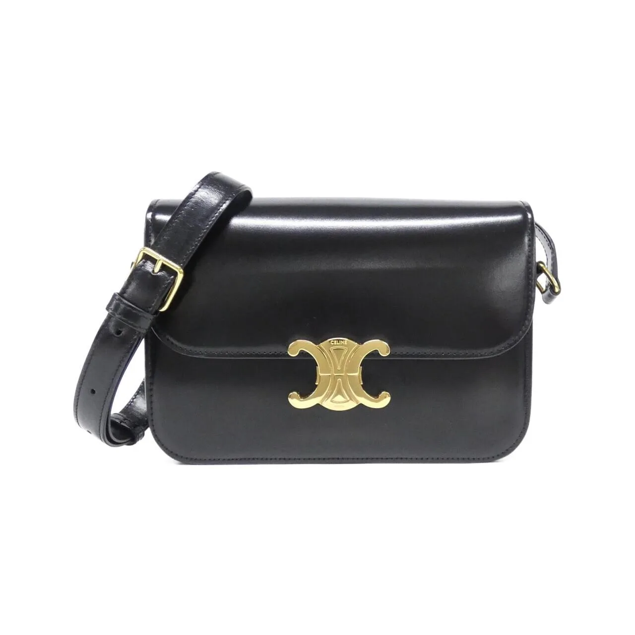 CELINE Triomphe 187363BF4 Shoulder Black