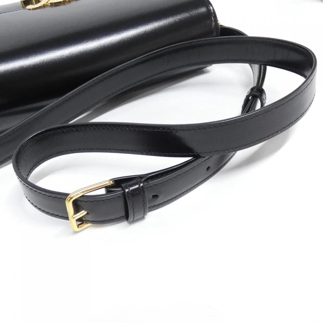 CELINE Triomphe 187363BF4 Shoulder 黑色 中古品A - 縮圖 5