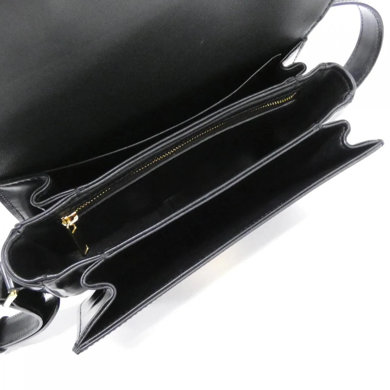 CELINE Triomphe 187363BF4 Shoulder 黑色 中古品A - 縮圖 6