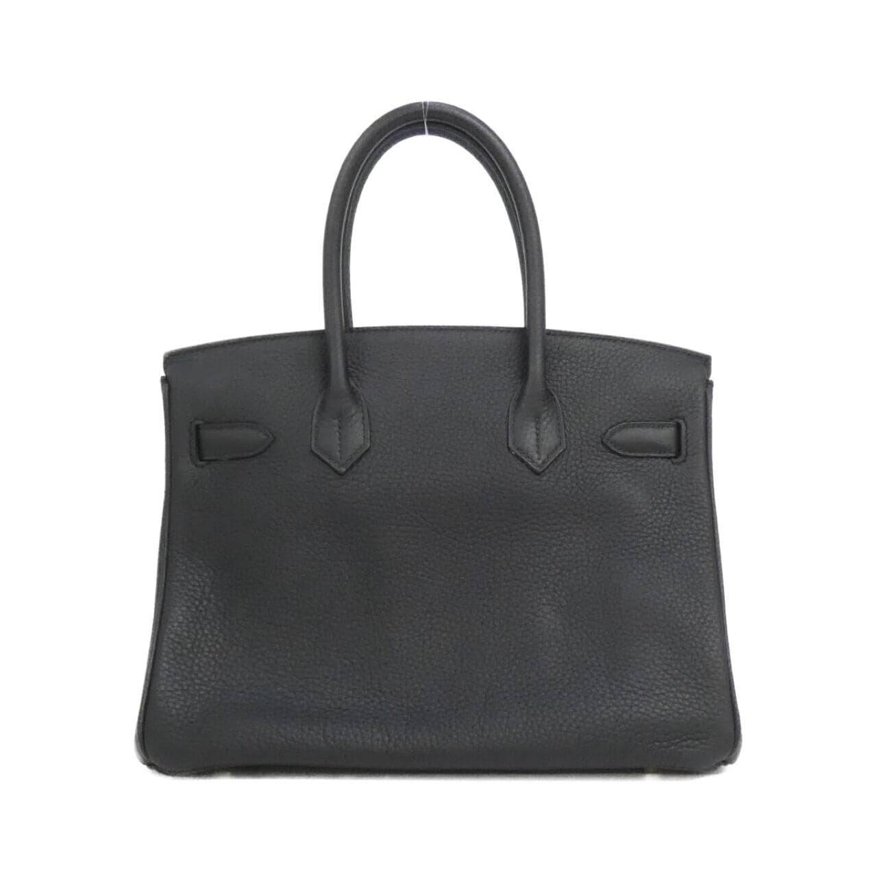 HERMES Birkin 025789CC Handbag Clemence 黑色 Clemence 皮 中古品A - 縮圖 2
