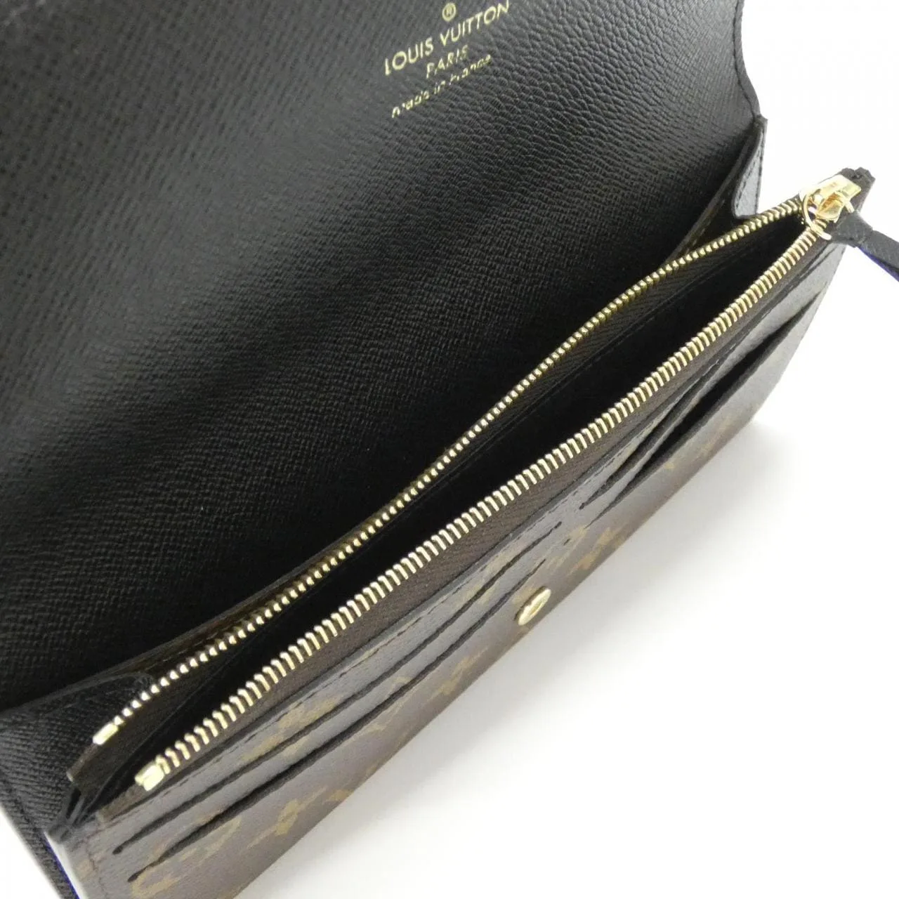 LOUIS VUITTON M82157 Wallet Monogram 黑色 Monogram 中古品A - 縮圖 4