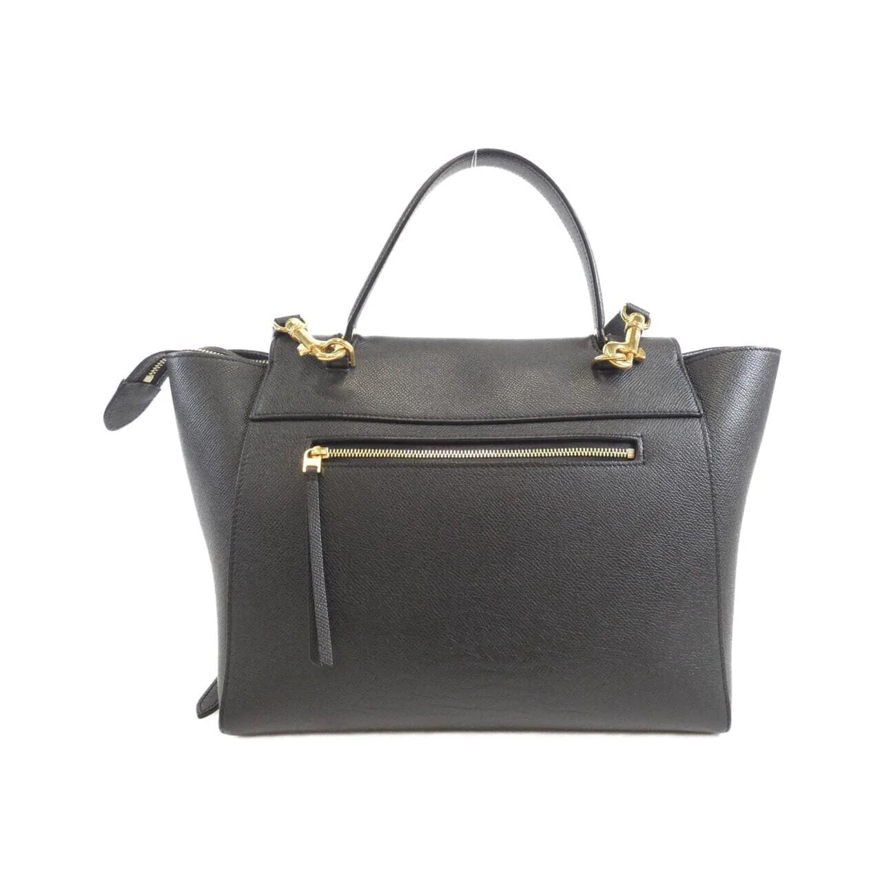 CELINE Cabas 176103ZVA Handbag Black Rank A - Thumbnail 2