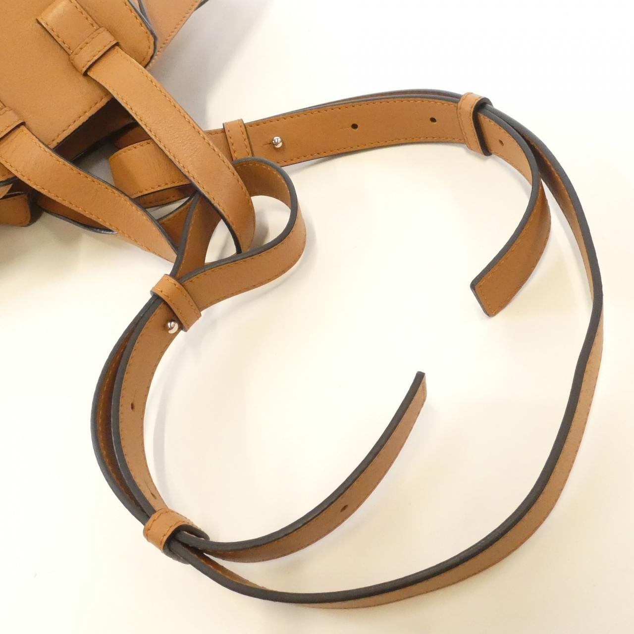 LOEWE Hammock 331 30 S35 Shoulder Bag Leather Black Leather Rank A - Thumbnail 7