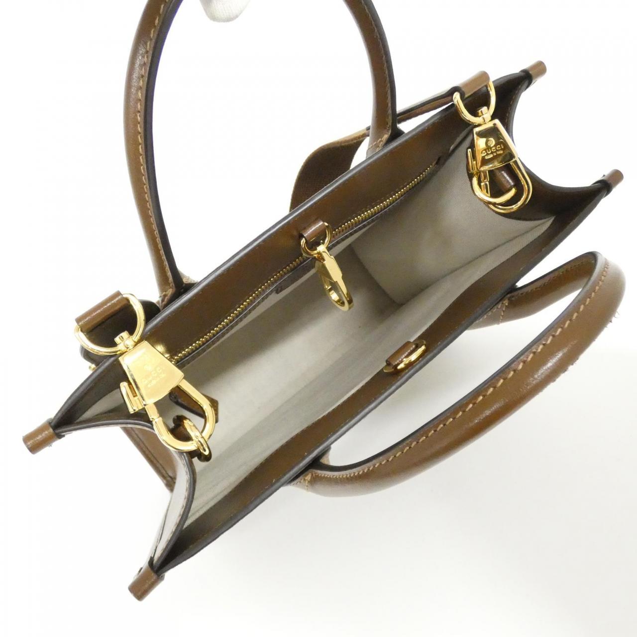 GUCCI 723308 92THG Bag Canvas Beige Canvas Rank A - Thumbnail 6