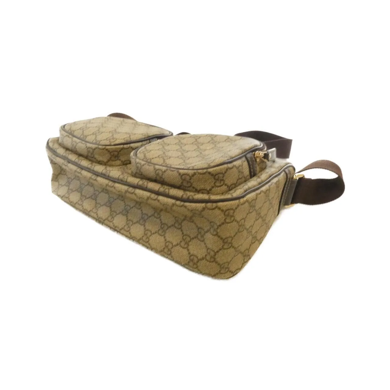 GUCCI 246881 KGDIG Shoulder Leather 黑色 皮革 中古品A - 縮圖 3