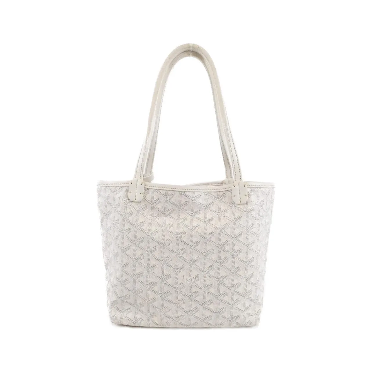 GOYARD Saint Louis AMA LOUIS JU Tote Canvas White